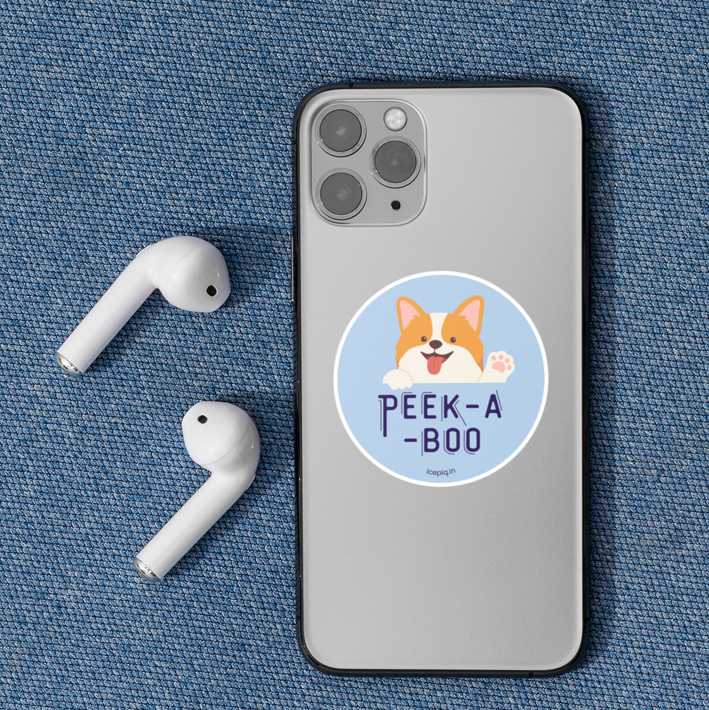 Peek-a-Book 4x4 Sticker