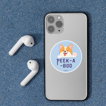 Peek-a-Book 4x4 Sticker